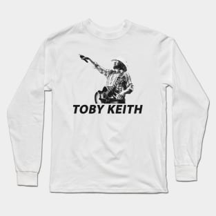 Toby Keith | In Memories | Retro BW Long Sleeve T-Shirt